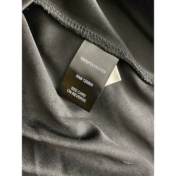 Torrid Skirt Size 12 Women's Mesh Stripe A-Line Midi Skirt Black Stretchy Waist - Picture 7 of 8